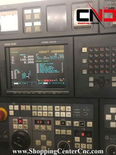 تراش سی ان سی 6 محور Mori Seiki ZL 200 SMC ساخت ژاپن
